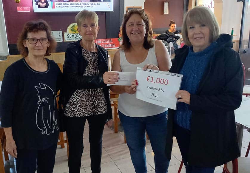 From left, Fátima (Between The Lines), Libby North (ALL), Caroline Langston (Emporium) and Pat Roberts (ALL)