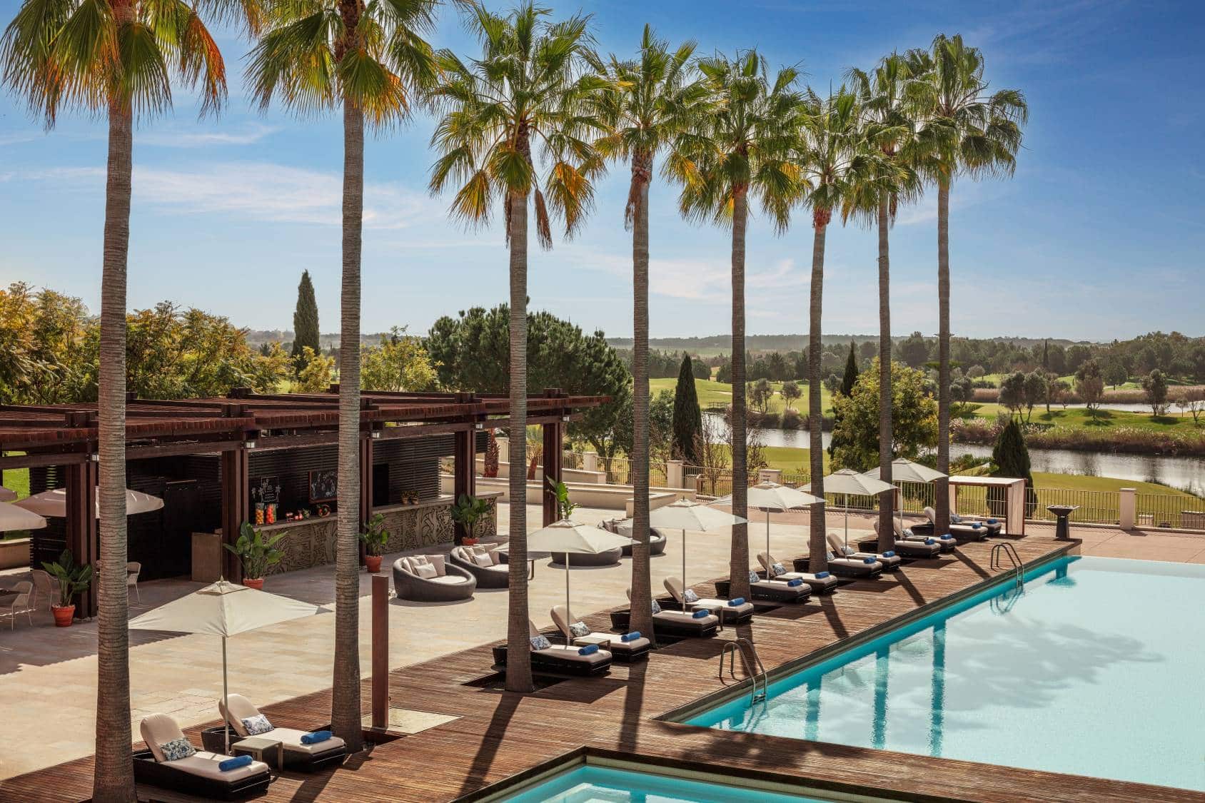 Anantara Vilamoura Algarve Resort|Anantara Vilamoura Algarve Resort Ria Restaurant Terrace Pool