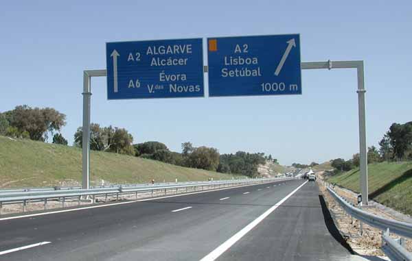 Tolls on the Alentejo's A6 motorway have increased (very slightly) for 2025