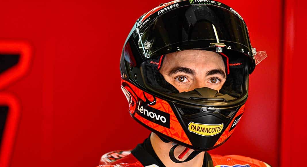 Reigning MotoGP champion Pecco Bagnaia|From left: Spain’s Raul Fernandez, Portugal’s very own Miguel Oliveira, Portimão Mayor Isilda Gomes, Japan’s Takaaki Nakagami, and Paulo Pinheiro, the racetrack’s CEO
