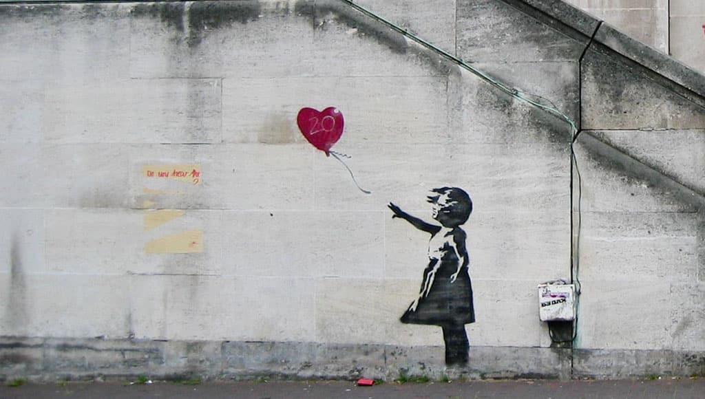 Banksy Balloon Girl|Al-Tiba9 Gallery|Infinity Study