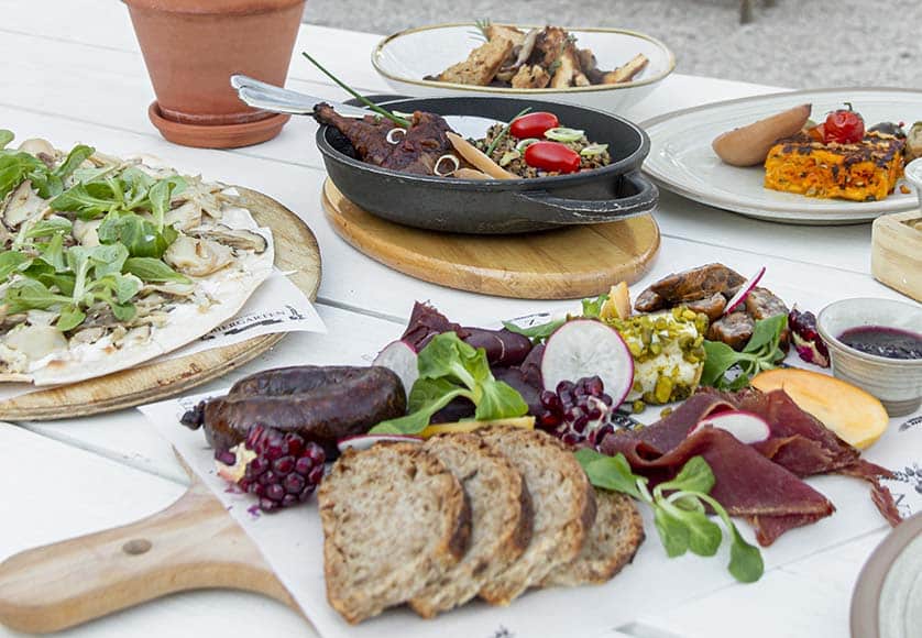 Autumn arrives at Biergarten with game season|Autumn arrives at Biergarten with game season