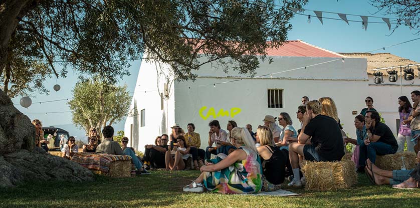 First edition of CAMP attracts over 300 visitors|First edition of CAMP attracts over 300 visitors|First edition of CAMP attracts over 300 visitors|Fado singer Carminho|Filipe Caldas de Vasconcellos, owner of Morgado do Quintão and founder of CAMP, and winemaker Joana Maçanita|Talks covered various subjects from photography to astrology and urbanism|Under the ancient olive tree|Visitors enjoyed the locally produced wine