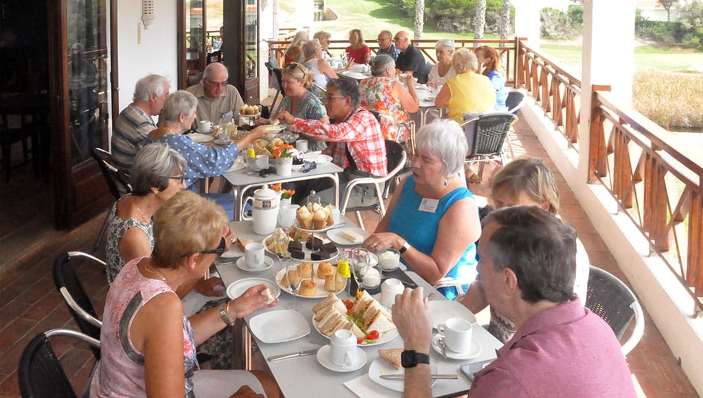 CASA members sample an English Afternoon Tea