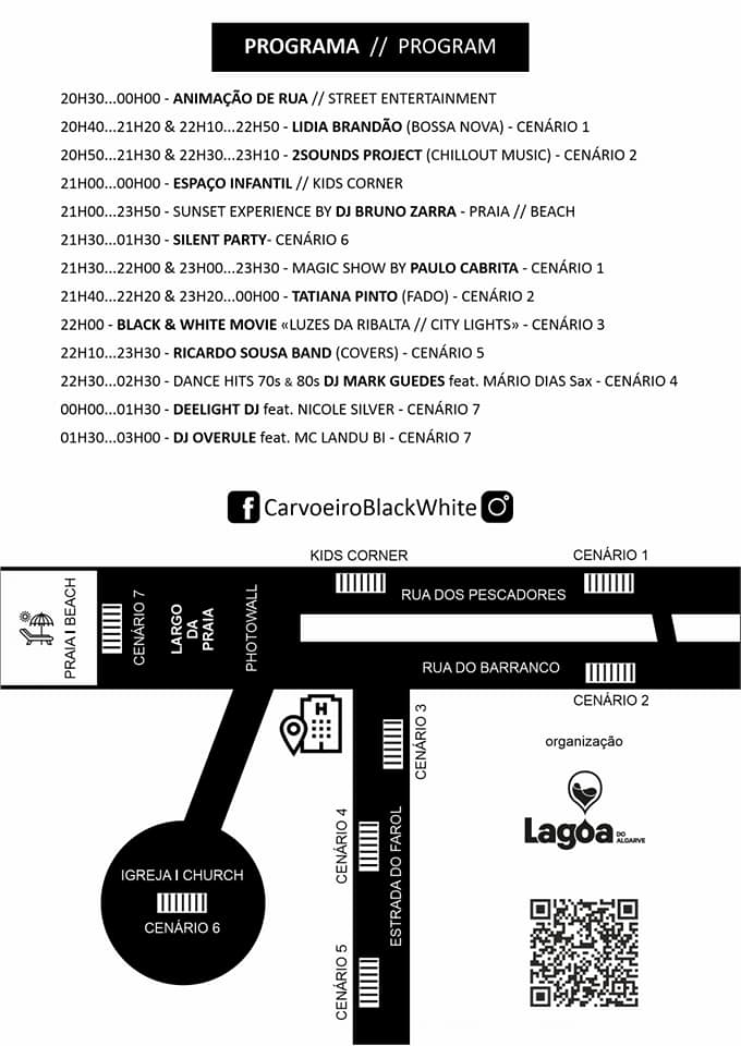 Carvoeiro Black & White Night Programme