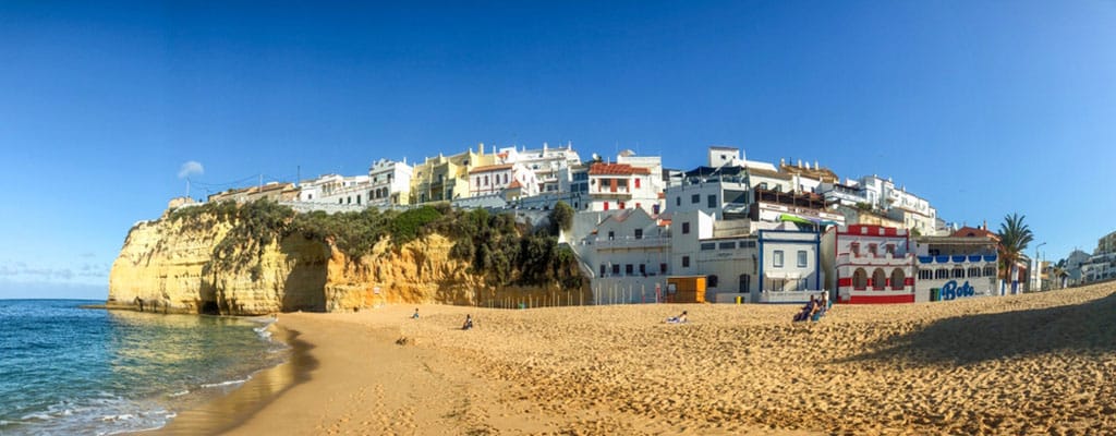 Central Algarve’s authenticity is making places such as Ferragudo and Carvoeiro in demand|Algarve luxury property market sees continued increase as demand outpaces supply|Aerial view of Ferragudo village in Central Algarve|Quinta Heights development high-end facilities are creating strong demand from buyers|Aerial view of Ferragudo village in Central Algarve