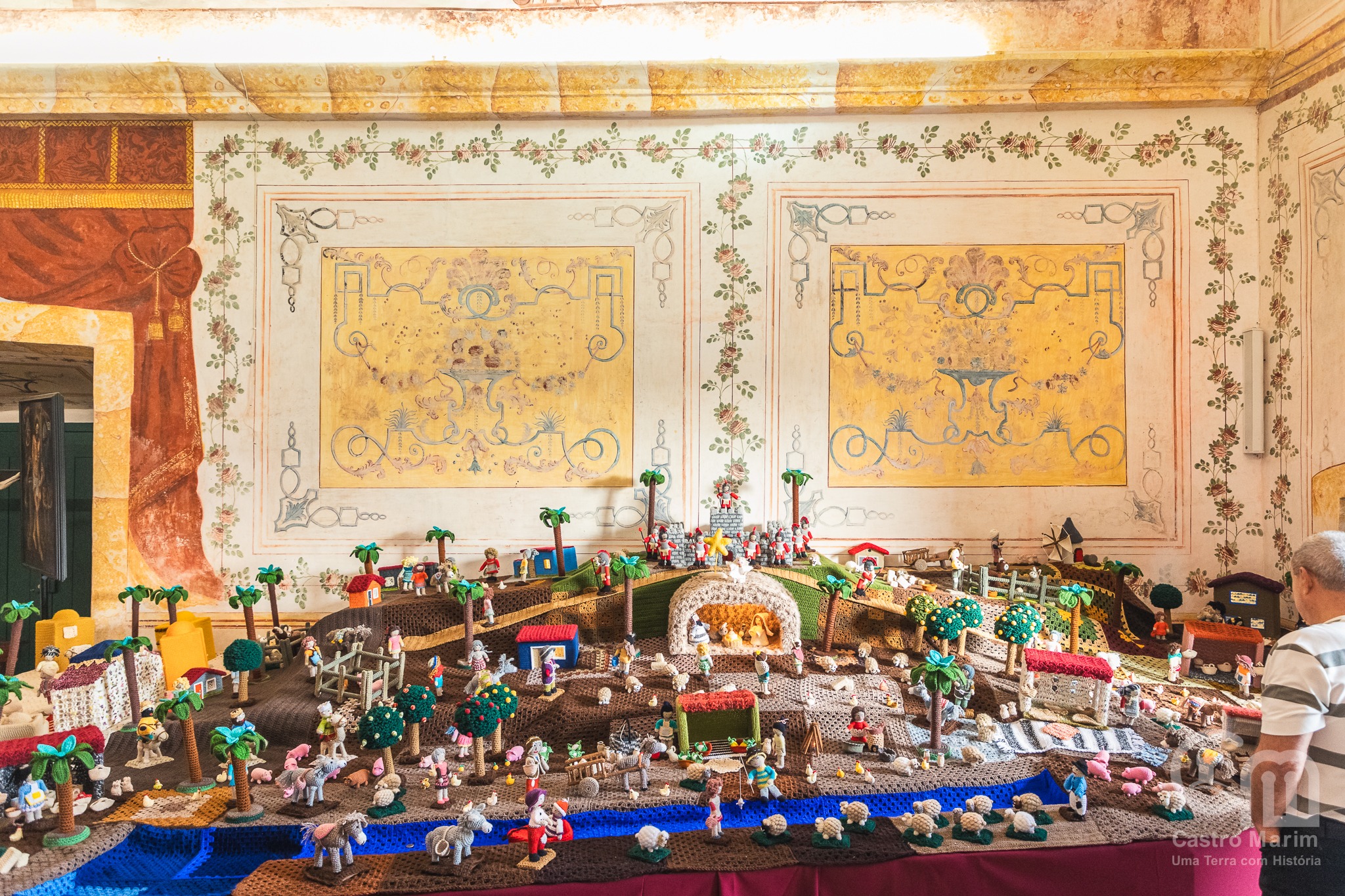 Crochet nativity scene unveiled at Castro Marim church