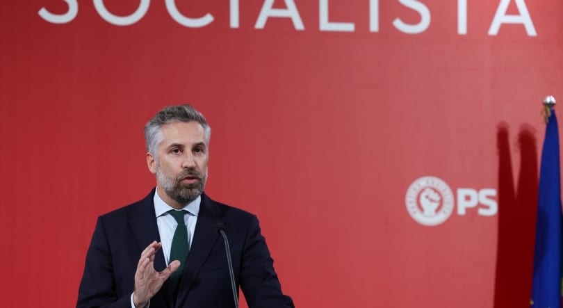 Pedro Nuno Santos this evening. Image: Lusa