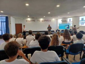 Eupheus International School students learn about fire safety