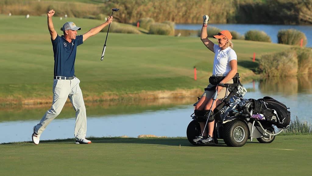 Disability Golf 4|2103 Tony Stockholm 2018|The 150th Open - Previews|disabled golfer||Jorge Gabriel|Pedro Sottomayor|Pedro Sottomayor|Melody Roccaz