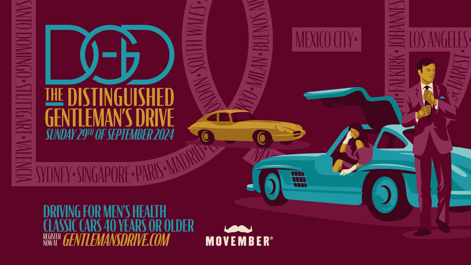 Distinguished Gentleman's Drive raises awareness for prostate cancer|