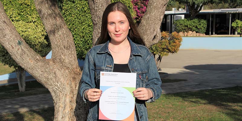 Elizabeth Hurst achieves Top in the World results at Outstanding Cambridge Learner Awards