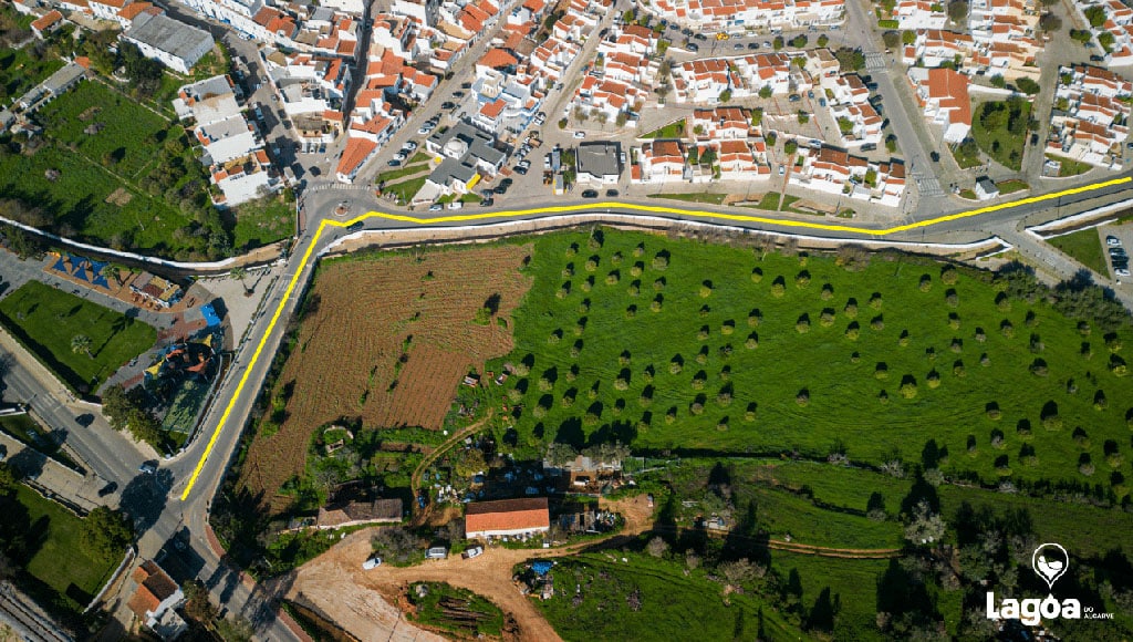 The section where the renovations will take place has been highlighted in yellow