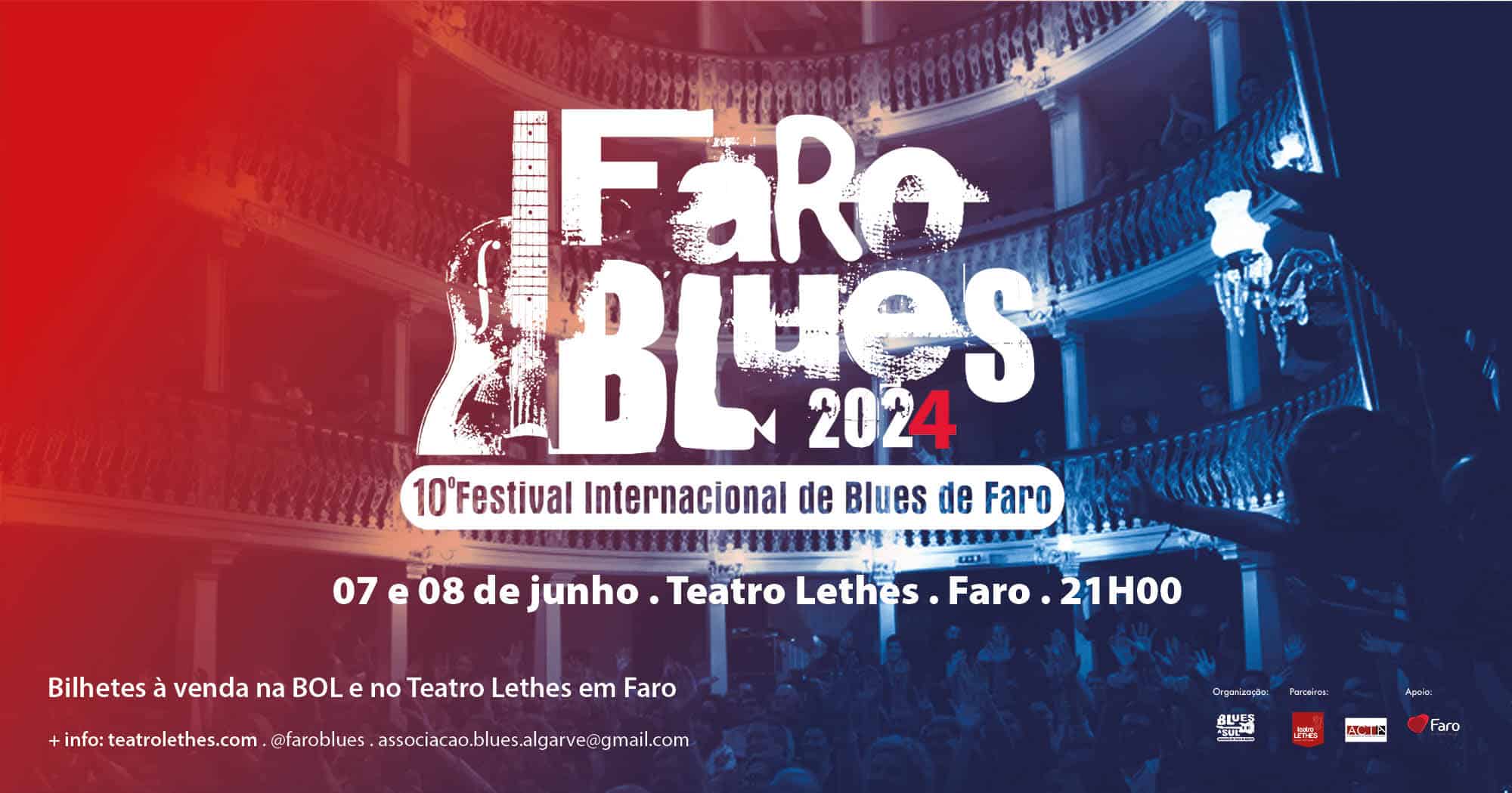 Faro Blues 7 & 8 June 2024|Faro Blues 7 & 8 June 2024 Programme|Flávio Guimarães|Ian Siegal|Nico and the Bluebirds|Robbert Duijf