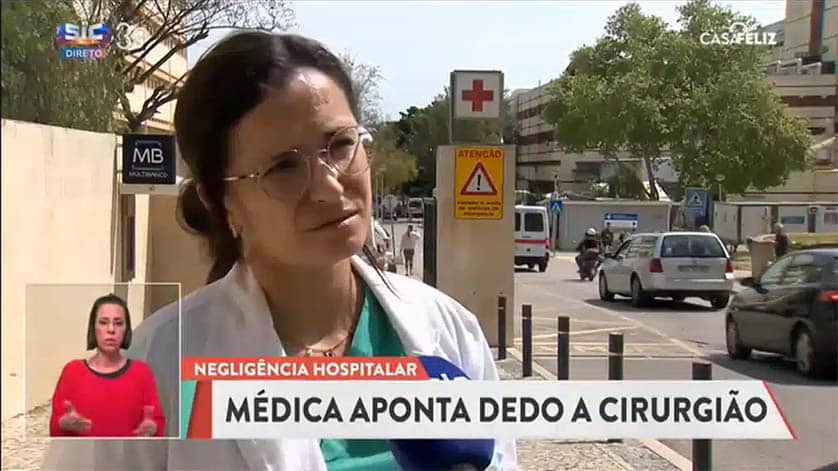Dr Pereira's whistleblowing made it on to national news two nights running this week