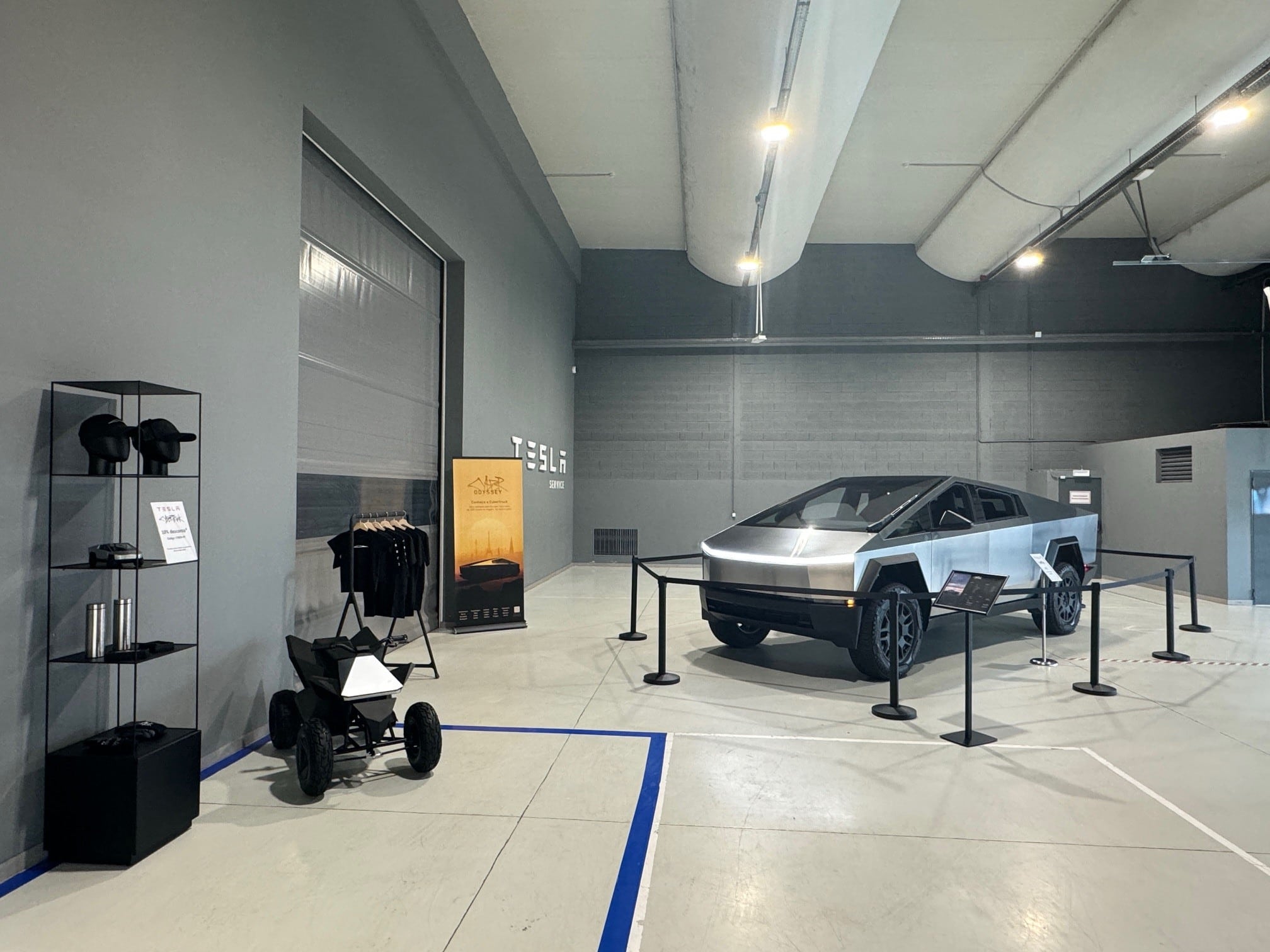 Cybertruck among Tesla models on display at Forum Algarve|