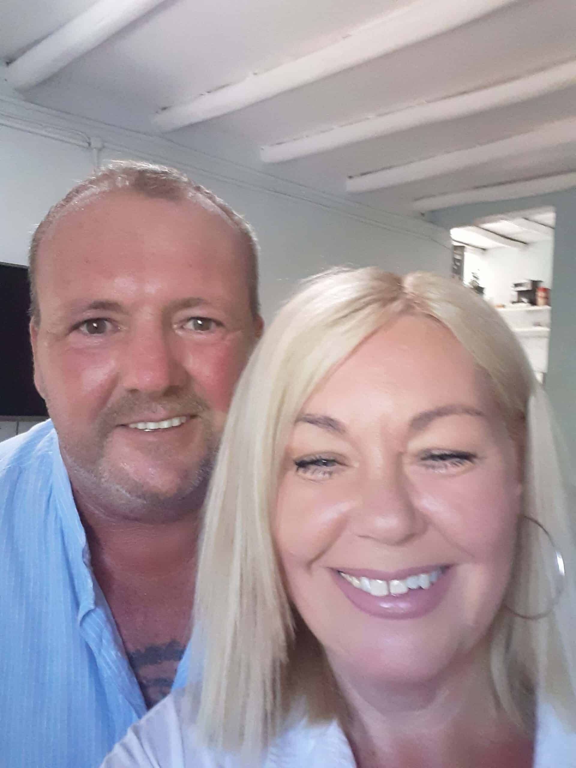 Gary and Wendy at Pet Park