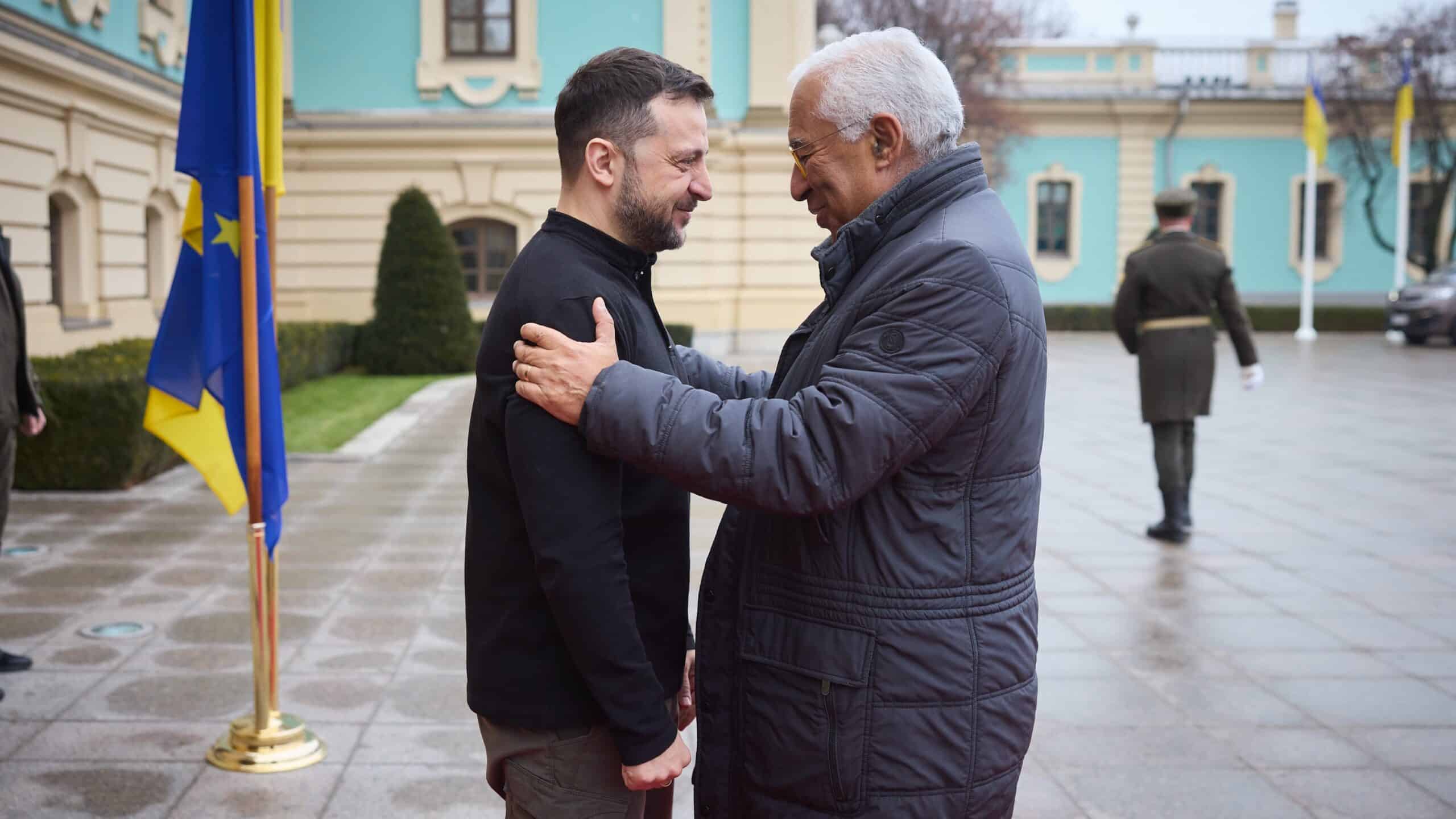 António Costa visits Kiev to mark official start as president of European Council