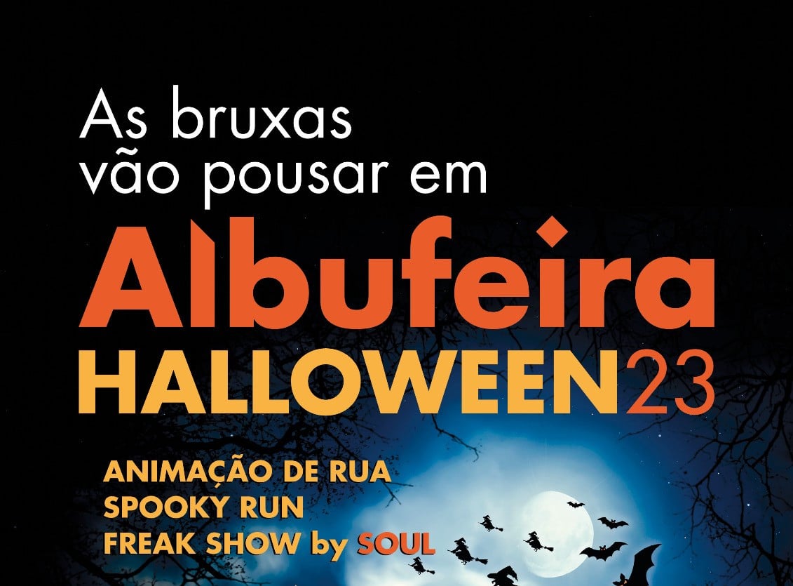 Albufeira Halloween festivities poster