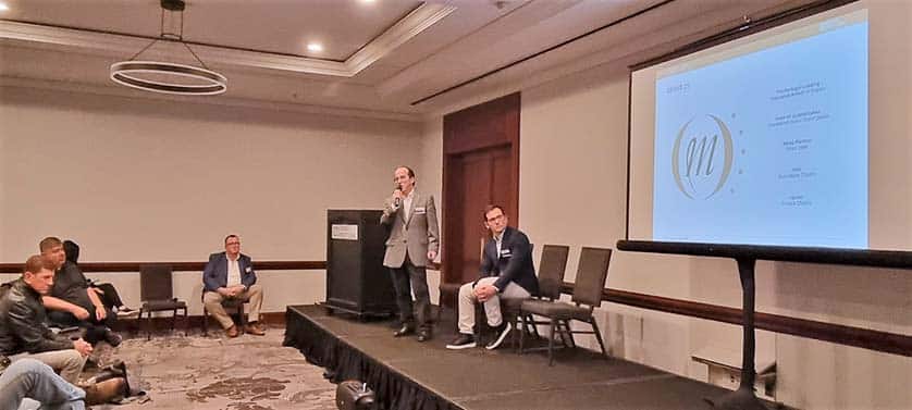 Henrique and João Pinheiro of Medal provided the audience with valuable insight into health insurance and healthcare in Portugal
