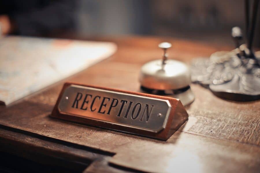 Hotel reception