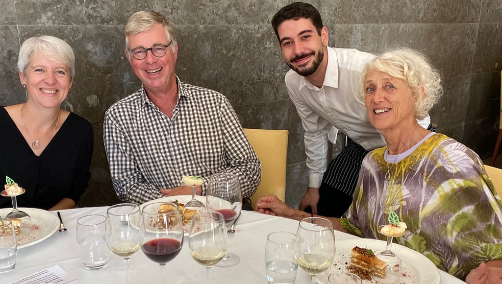 Candace Olsen, AWS committee member, and Sarah Ahmed, an expert on the wines of Portugal|Algarve Wine Society –|Algarve Wine Society –|Algarve Wine Society –