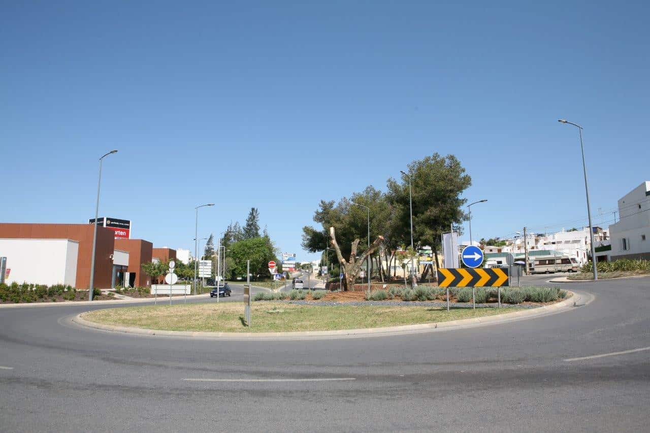 Roundabout in the city of Portimão