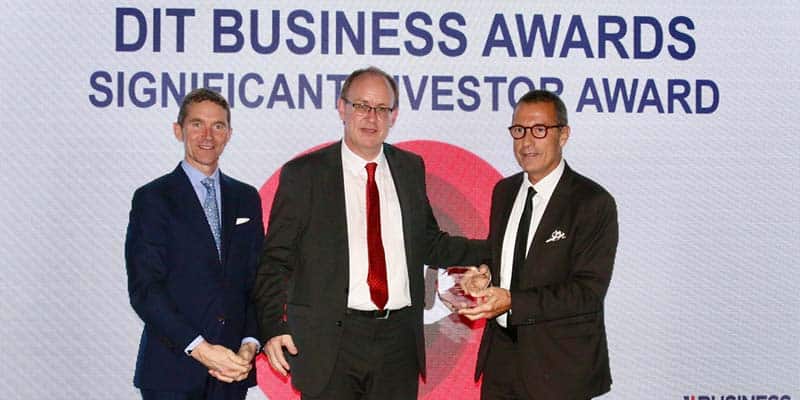 EDP receives Significant Investor Award at British trade awards|EDP receives Significant Investor Award at British trade awards