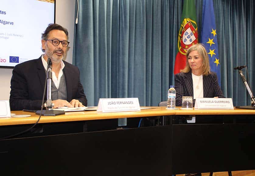 João Fernandes, president of the Algarve Tourism Board (RTA), and study coordinator Manuela Guerreiro from University of the Algarve