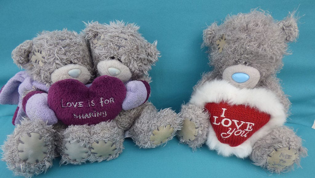 My teddies from the 'Me to You' Bears Collection