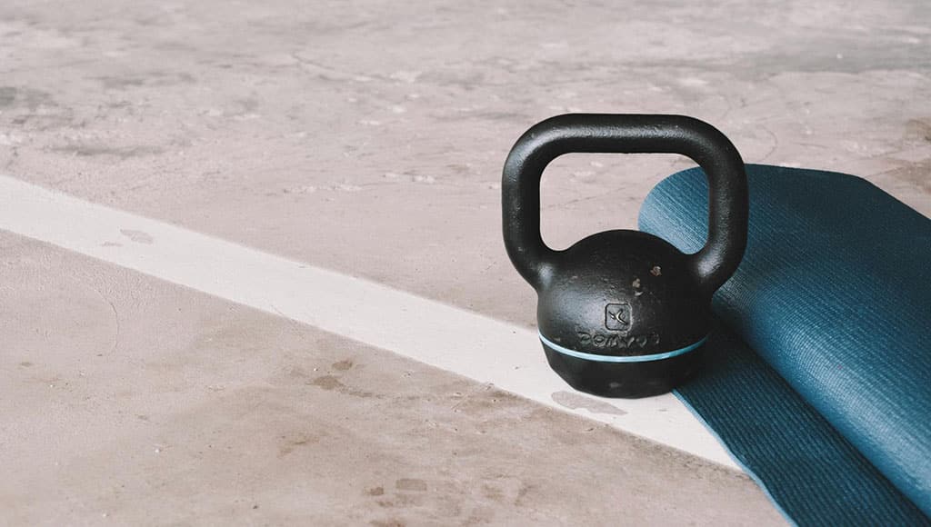 Jay Costa - Kettlebell and yoga mat