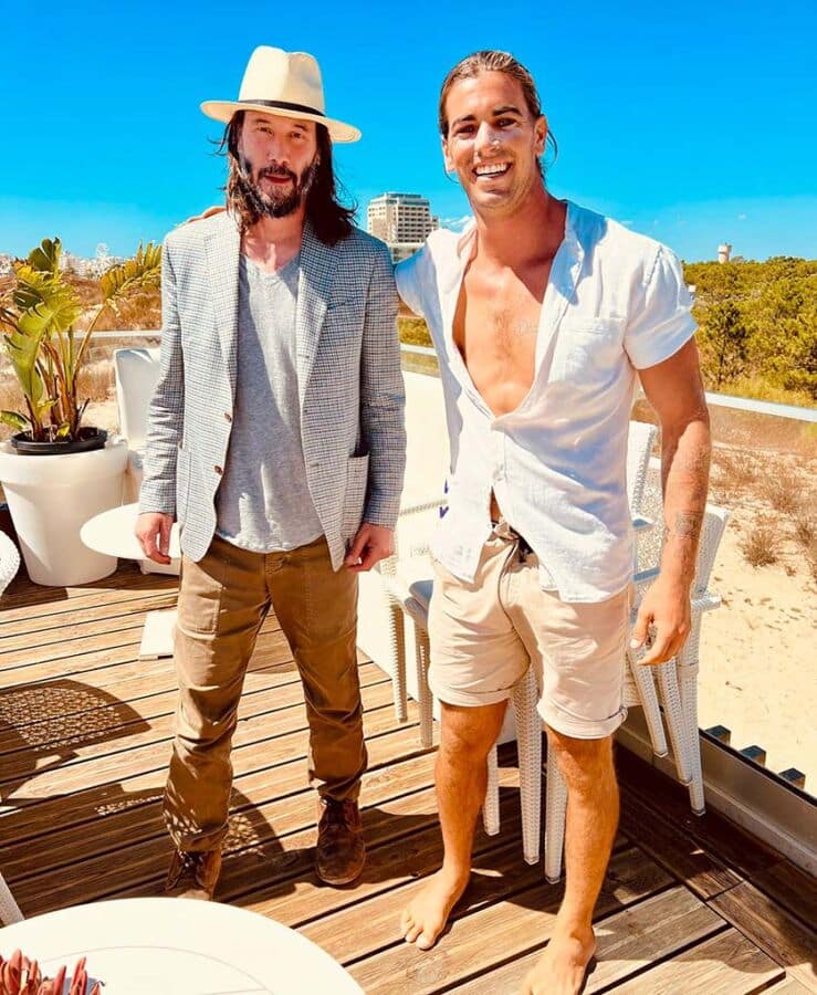 Hollywood superstar Keanu Reeves enjoys holiday in Algarve