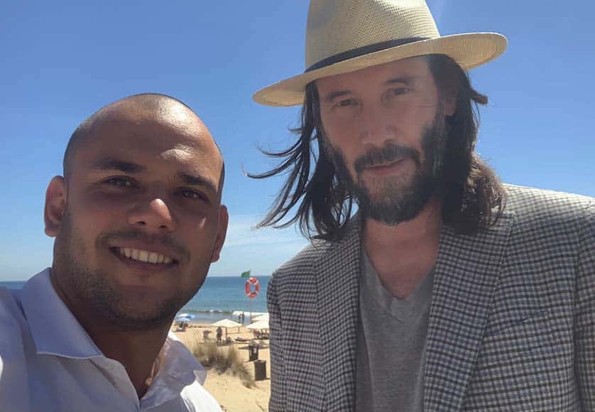 Hollywood superstar Keanu Reeves enjoys holiday in Algarve