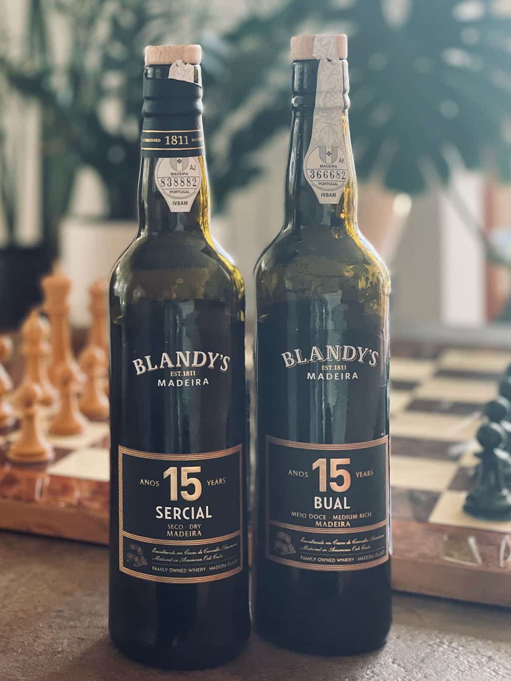 Labels of Madeira wine|Madeira wine shop at Blandy's winemakers