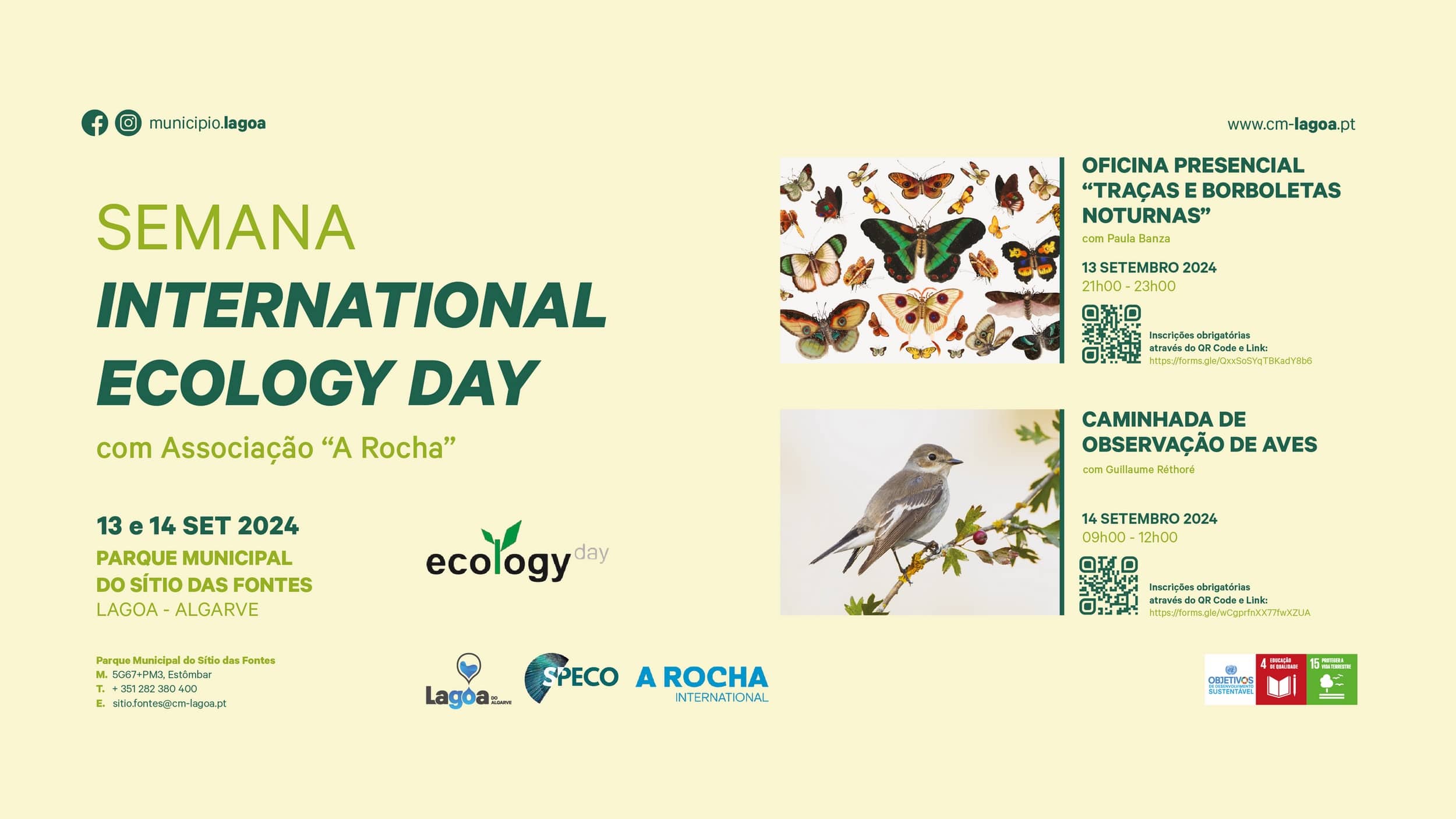 Lagoa celebrates International Ecology Day with moth and bird observation workshops