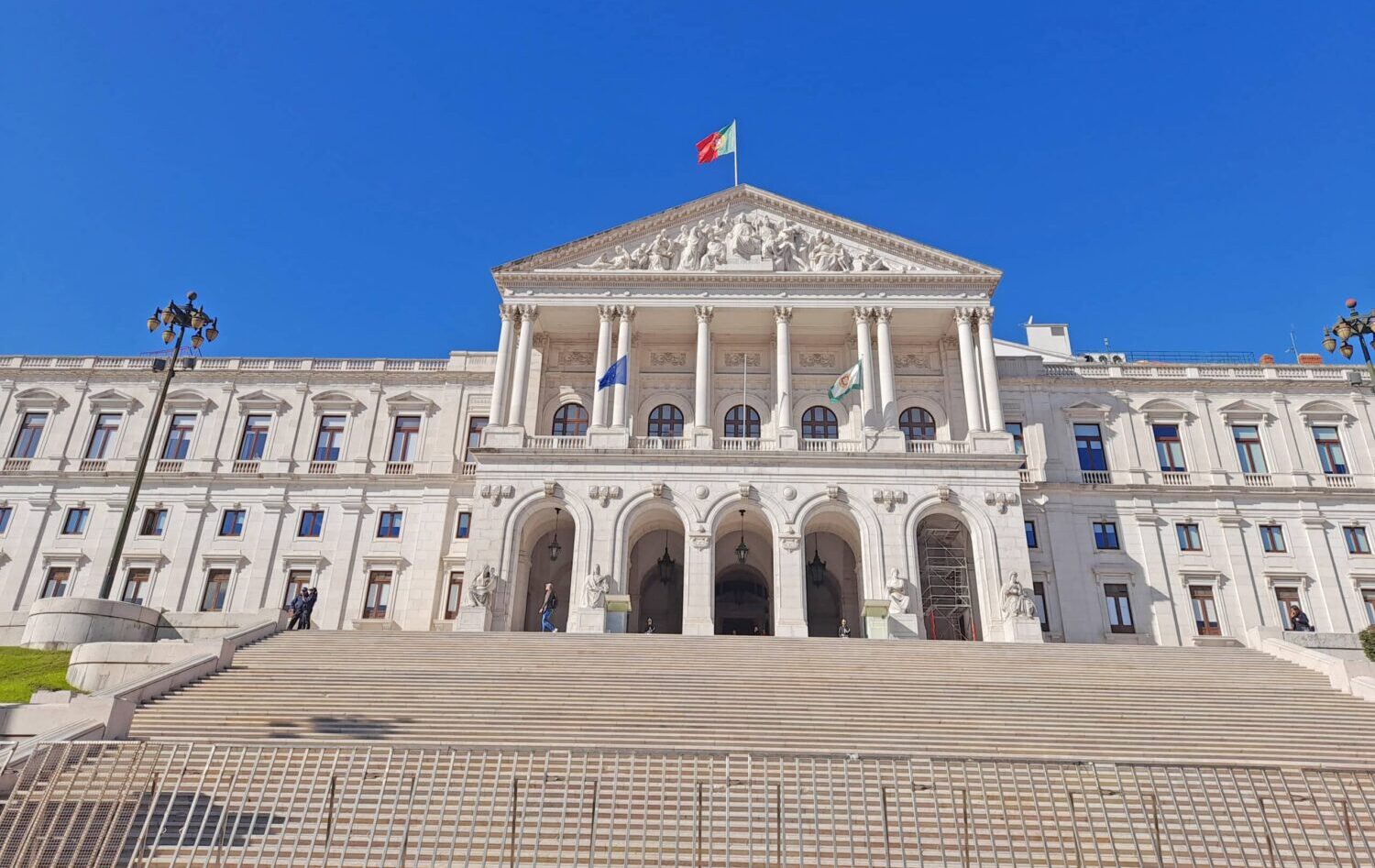 Parliament building in Lisbon, Portugal