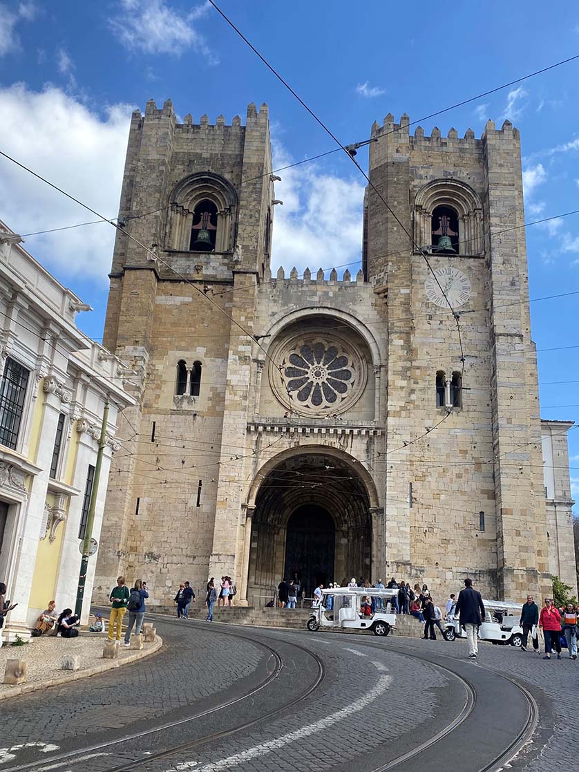 The Sé, Lisbon’s 12th century Romanesque cathedral in the Alfama quarter