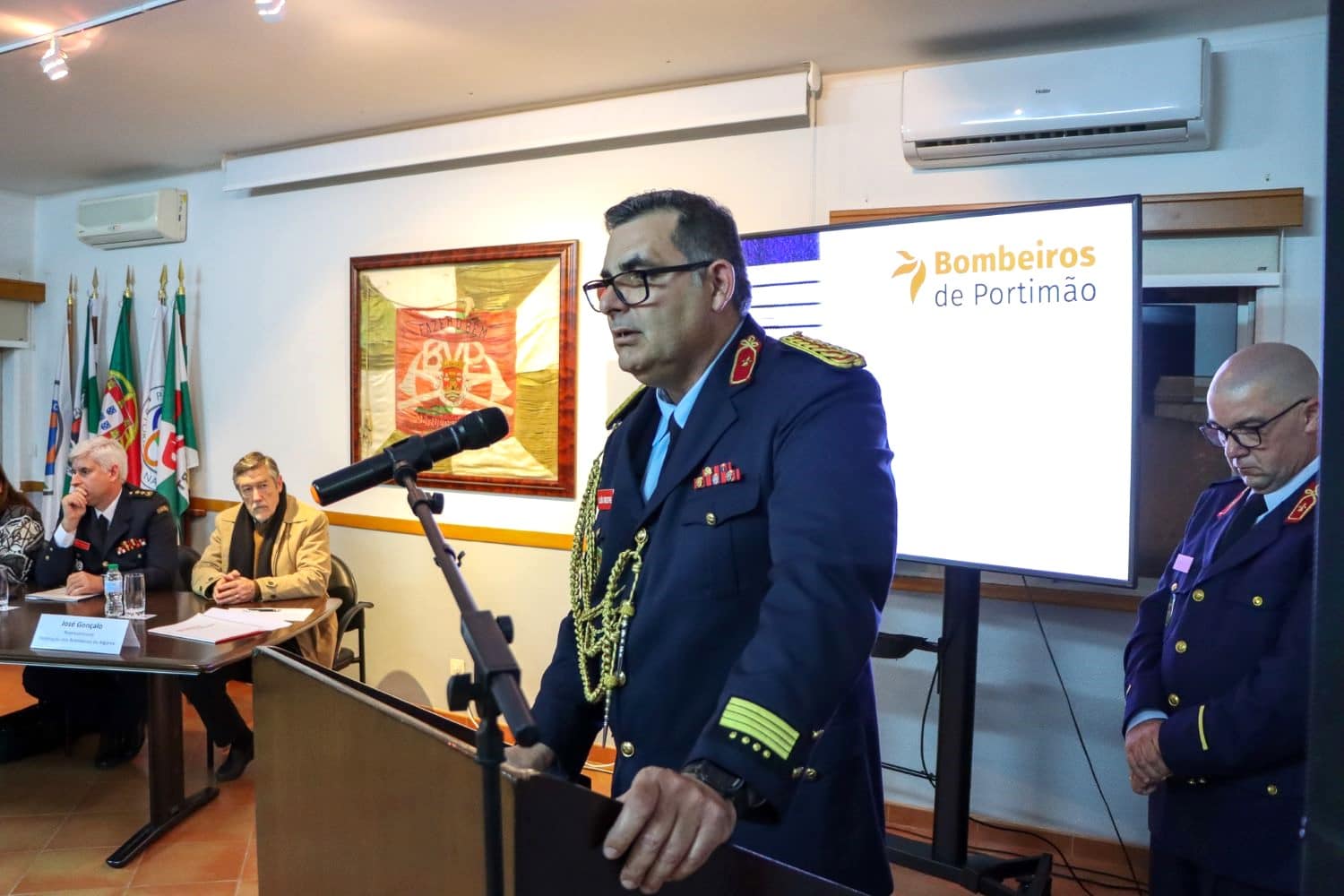 Portimão's new fire chief, Luís Mestre