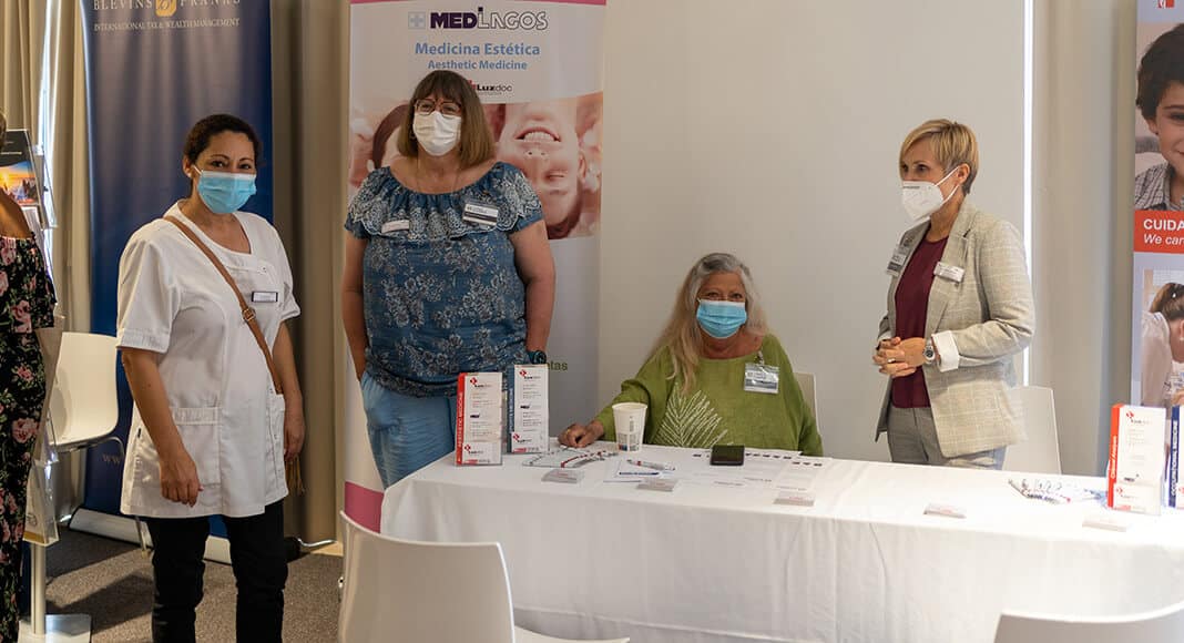 Luzdoc and Medilagos at the second Living in the Algarve Seminar Event, Algarve Portugal