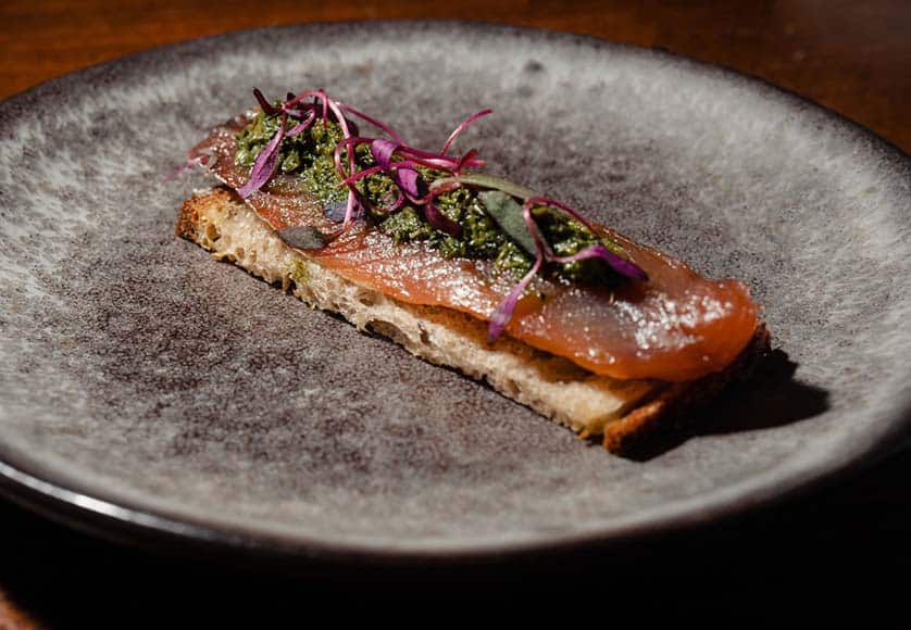 Mackerel with Coriander and Mint Piso