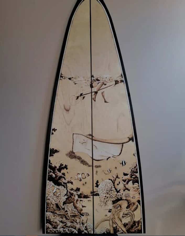 Pyrography, burning art into wood