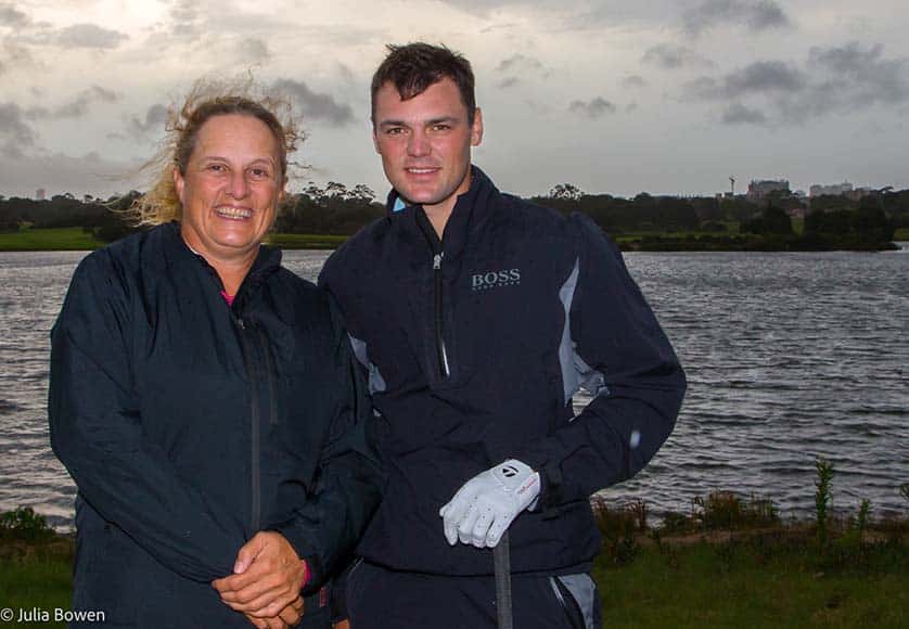 Meeting golf hero Martin Kaymer