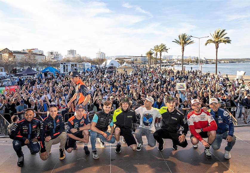 Miguel Oliveira at fan zone in Portimao|Miguel Oliveira at fan zone in Portimao|Miguel Oliveira at fan zone in Portimao