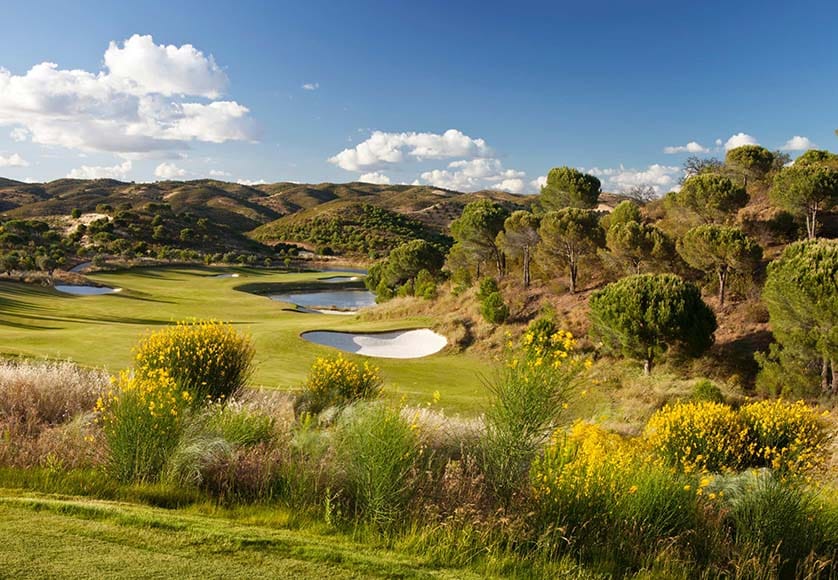 Monte Rei North Hole 3|Dom Pedro Old Course Hole 6|Espiche Golf Course Clubhouse|Monte Rei North Clubhouse