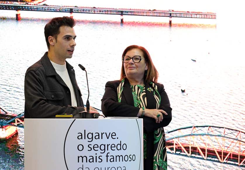 MotoGP rider Miguel Oliveira and Portimão Mayor Isilda Gomes|Paulo Pinheiro, CEO, AIA (Racetrack)|Tiago Castelo Branco, promoter of summer festivals Afro Nation and Rolling Loud