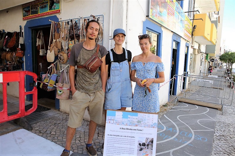 Charlotte Mohns (centre), Kamille Bobeau (right) and Gaspard Kyriacopoulos (left)