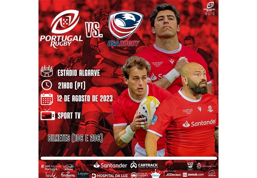 Portugal faces USA in Algarve ahead of Rugby World Cup