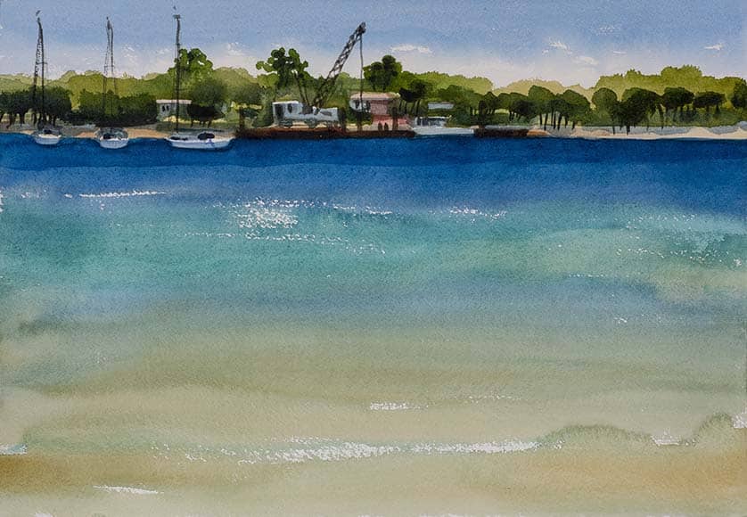 Peter Sternäng Watercolor|Art Gallery Rua da Silva 4 reopens in Tavira