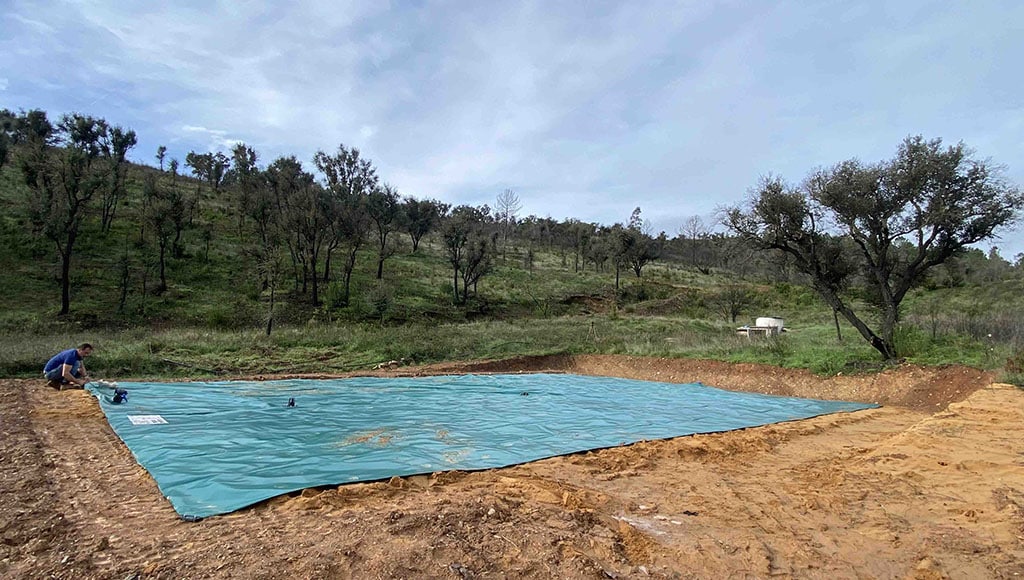 Installing a 200,000-litre pillow tank to make us water-secure