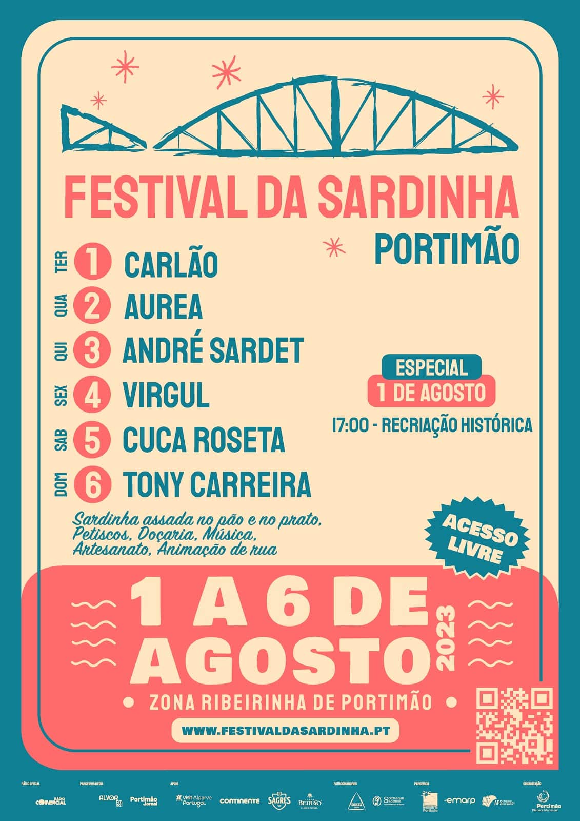 Portimão Sardine Festival Musical line-up